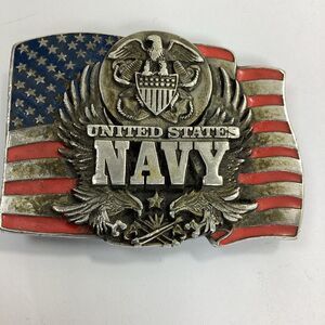 United States Navy Belt Buckle Siskiyou 1994 Made In USA